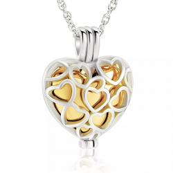 The heart cage of gold love