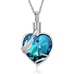 The blue heart set with an...