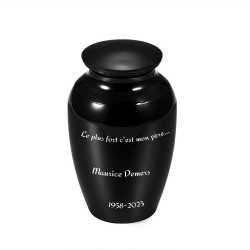 The mini black urn